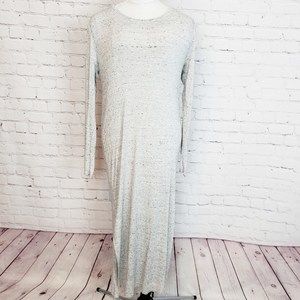 3/$18or5/$25Cloth & Stone Gray Long Slit Dress